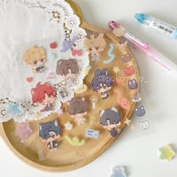 Image 2 of Debut or Die Clear Sticker Sheet