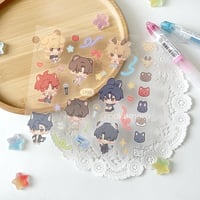 Image 3 of Debut or Die Clear Sticker Sheet