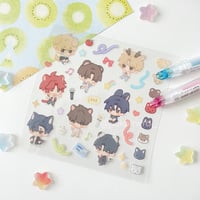 Image 1 of Debut or Die Clear Sticker Sheet