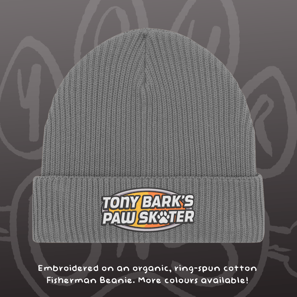 Image of TONY BARK'S PAW SKATER - Fisherman Beanie