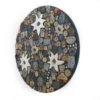 Image 2 of 40cm Mosaic Tile Artwork - Blue by You