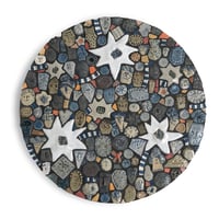 Image 1 of 40cm Mosaic Tile Artwork - Blue by You