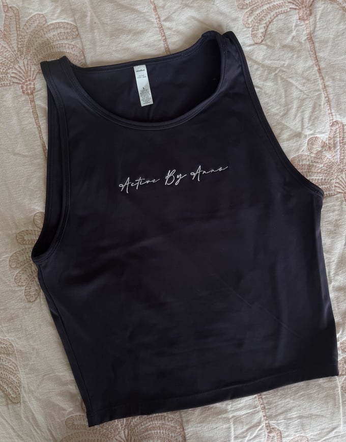 Image of Active By Anna - Navy Crop