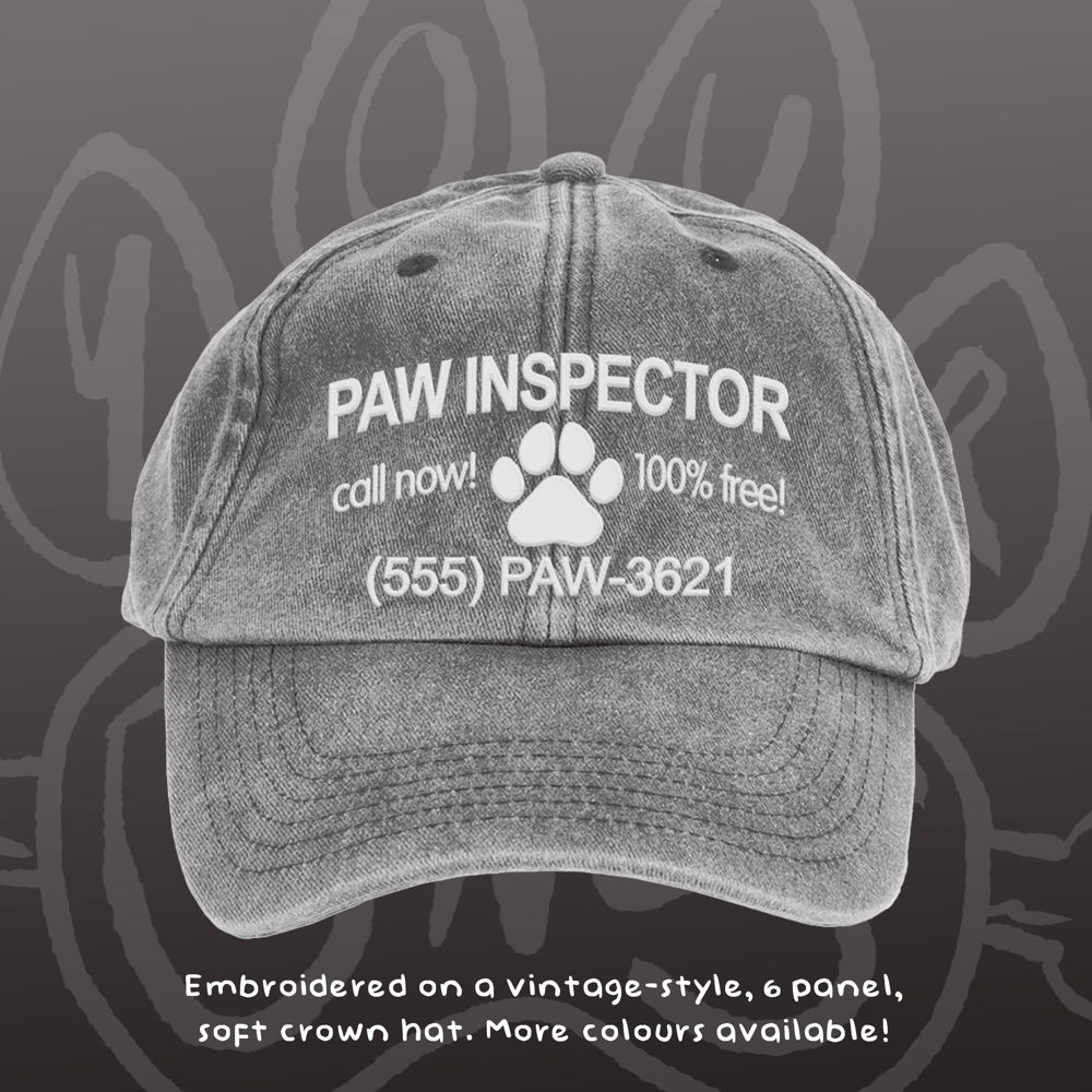 Image of PAW INSPECTOR - Vintage Cap