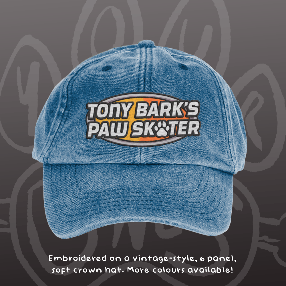 Image of TONY BARK'S PAW SKATER - Vintage Cap