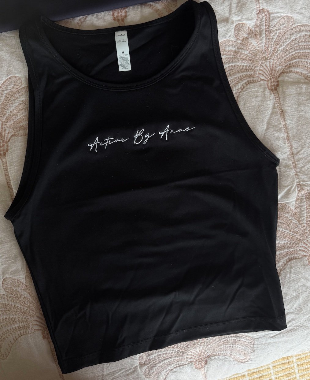 Image of Active By Anna - Black Crop