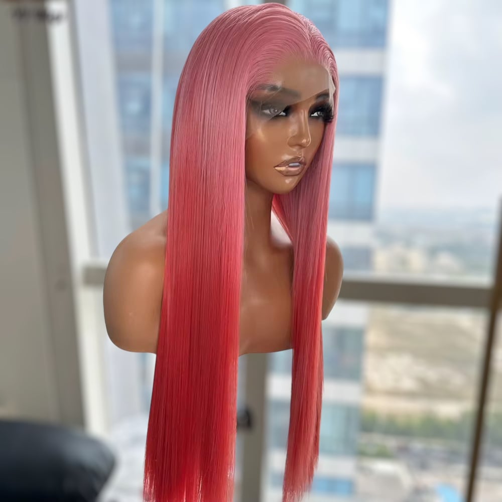 Image of Pink Friday lace front wig