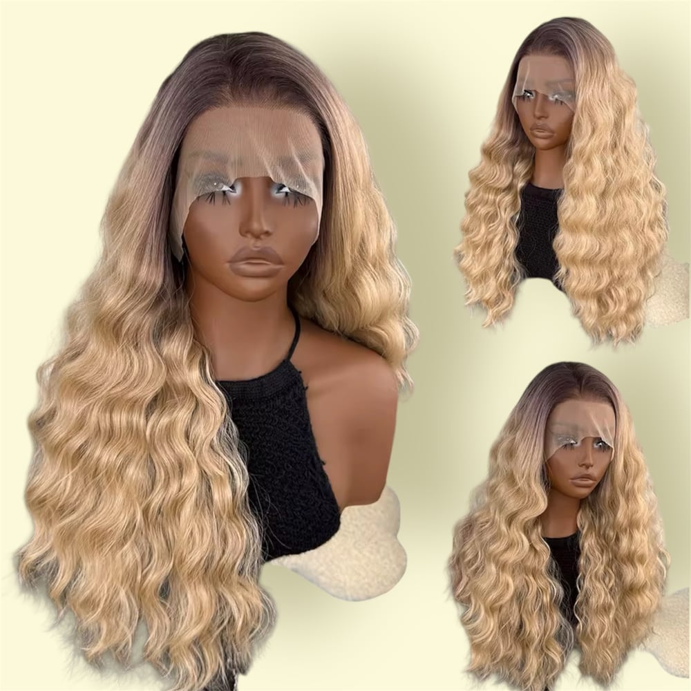 Image of Blonde & Boujee Ombré lace front wig