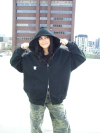 Image 3 of MNK Essential Fleece Zip-Through Hoodie