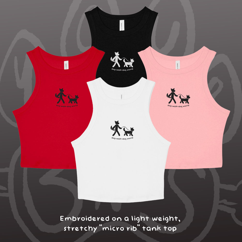 Image of DOG WALK DOG - Micro-Rib Tank