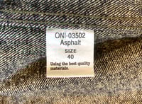 Image 8 of Oni Denim ONI-03502 20oz indigo asphalt secret denim coverall, size 40