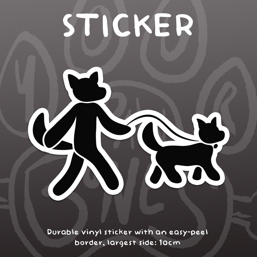 Image of DOG WALK DOG - Vinyl Sticker