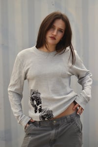 Image 2 of Cheetah Waffle Long Sleeve