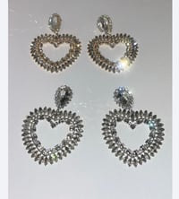 Image 1 of Diamanté style earrings