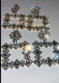 Image 2 of Diamanté style earrings