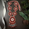 Beaded Medallion Necklace (Seven Stars)