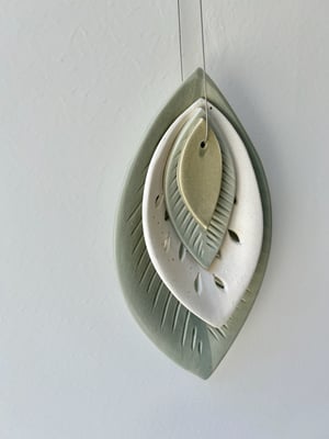 Image of No 2 Leaf - Wall Ceramic Hanging