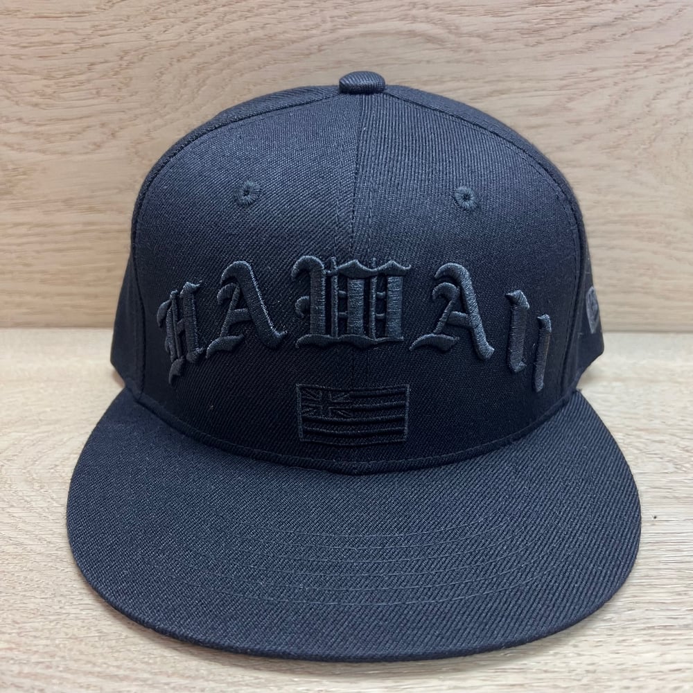 Image of Hawaii Au ALL BLACK SnapBack