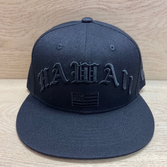 Image of Hawaii Au ALL BLACK SnapBack