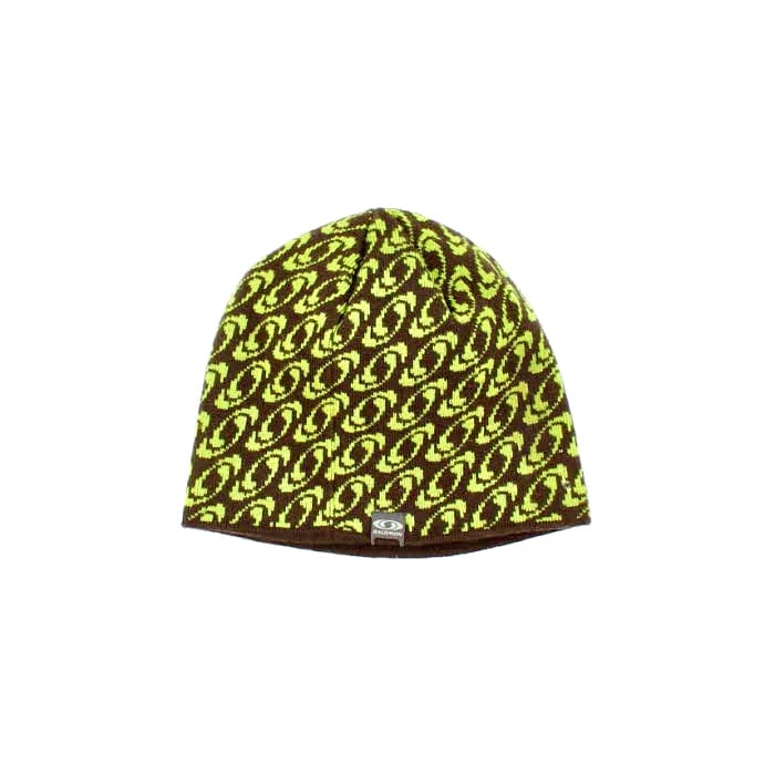 Vintage 00s Salomon Jacquard Beanie - Brown | WAY OUT CACHE