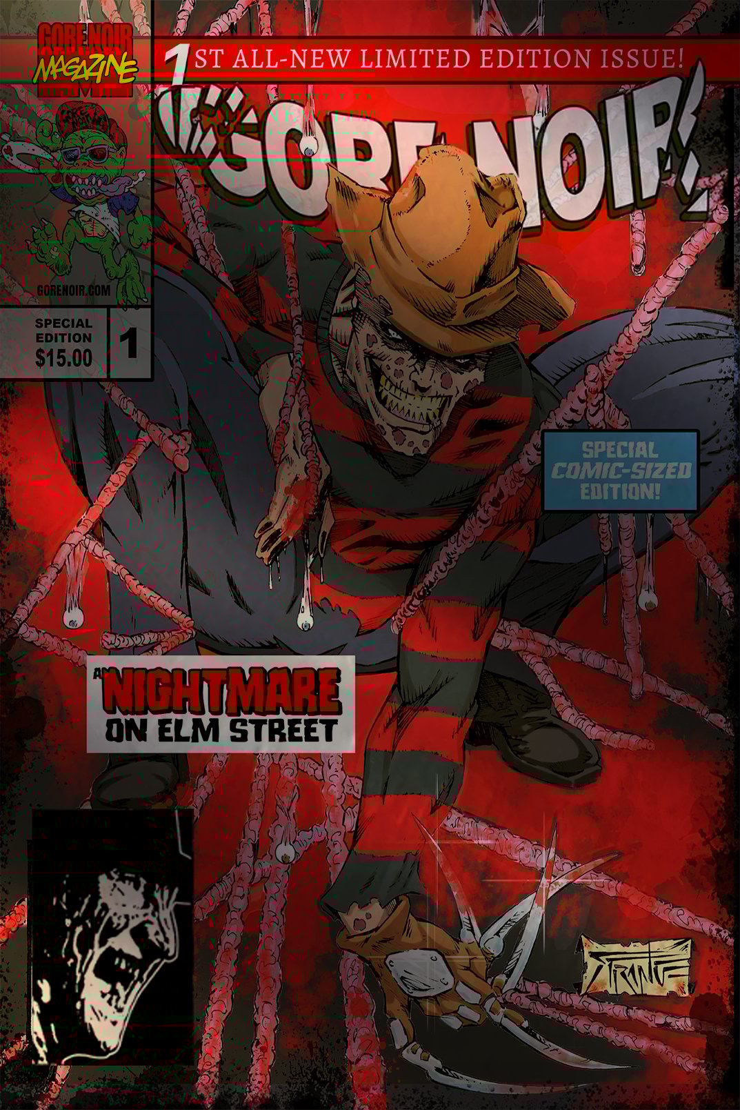 Image of METAL Freddy Spidey Tribute Comic Sized Magazine