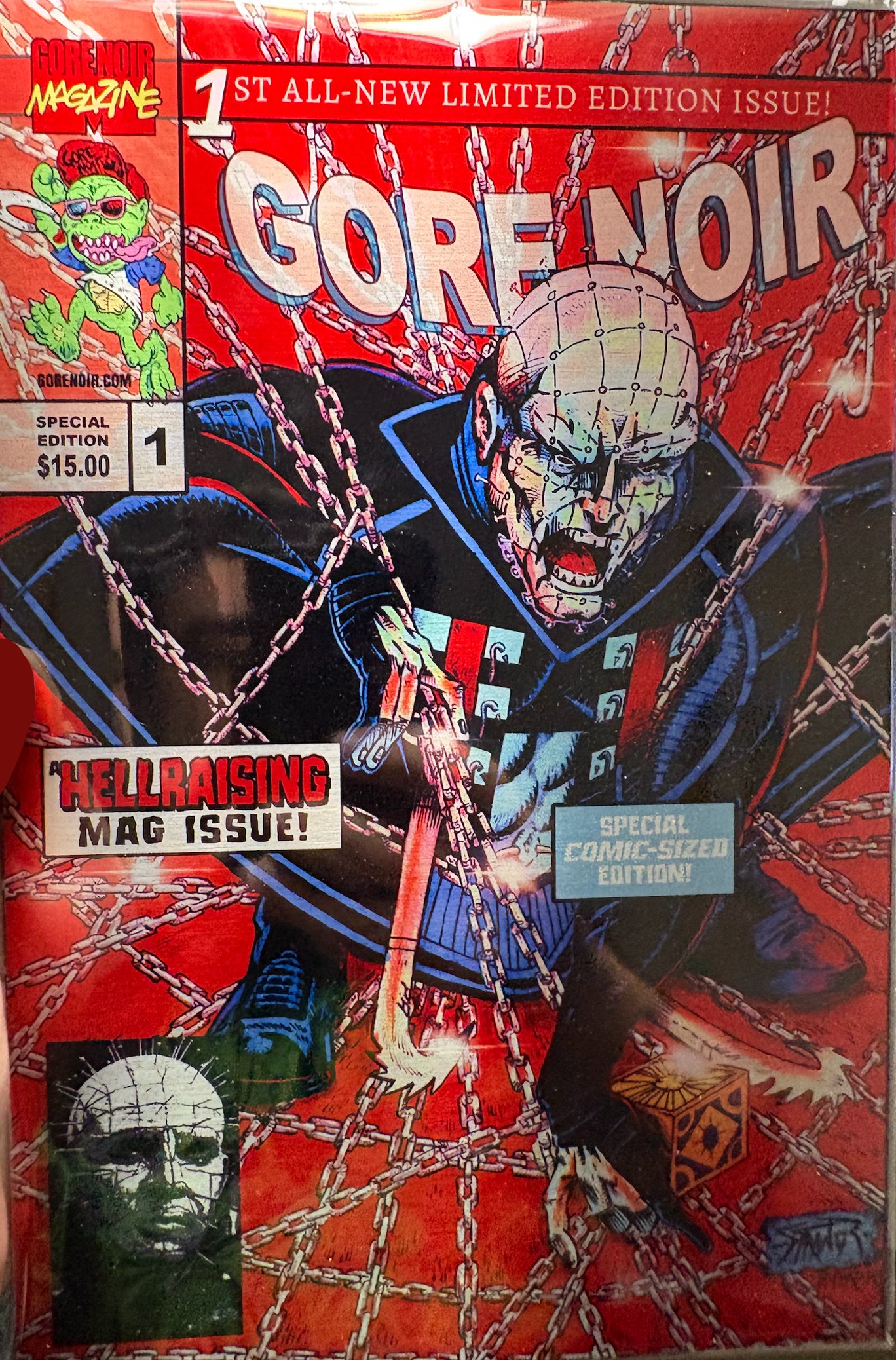 Image of METAL Hellraiser Spidey Tribute Comic Sized Magazine