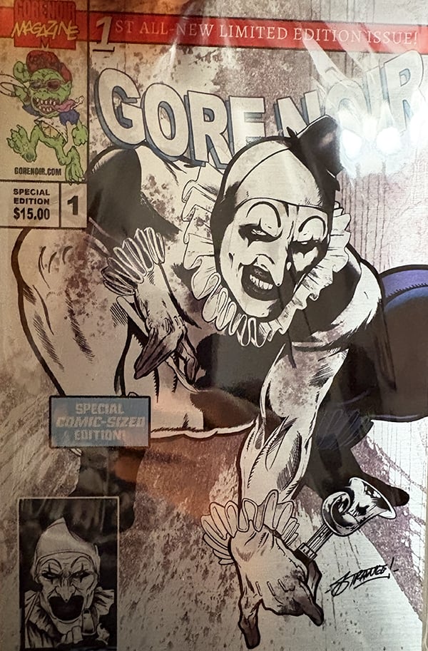 Image of METAL Terrifier Noir Spidey Tribute Comic Sized Magazine