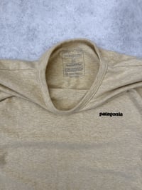 Image 2 of Patagonia P-6 Logo LS Responsibili-Tee Sand Medium Womens