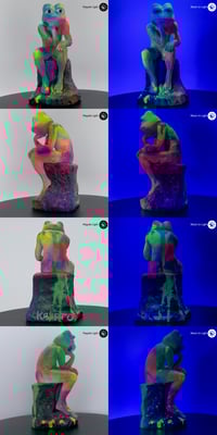 KRYPTO2009 Pepe The Thinker Statue 3