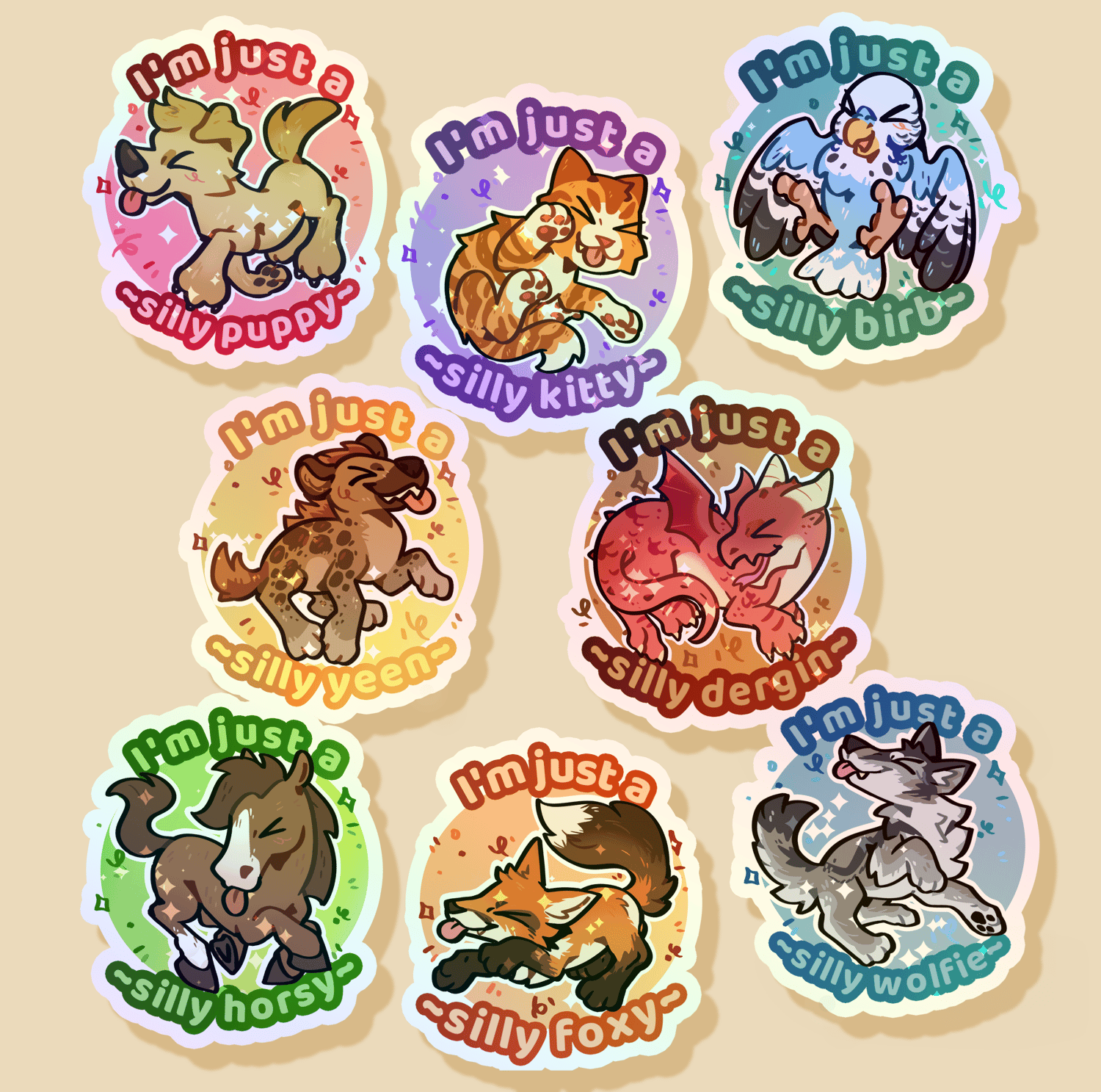Silly Animal Stickers