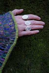 Image 7 of FLORA IMPRESSA Silver Ring 