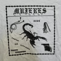 Image 2 of CAMISETA MUJERES BLANCA "CANTAN SUS CANCIONES"