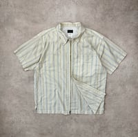 Image 2 of Patagonia Rhythm SS Zip Shirt Stripes Medium Mens  