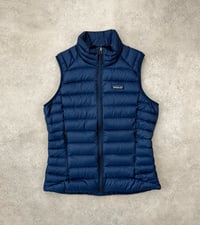 Image 1 of Patagonia Down Vest Navy Medium Womens 