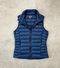 Image 2 of Patagonia Down Vest Navy Medium Womens 
