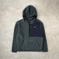 Image 1 of Patagonia Retro Pile Fleece Pullover Hoody Grey Medium Mens