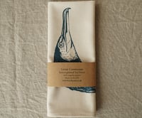Image 5 of Organic Cotton Great Cormorant Tea Towel