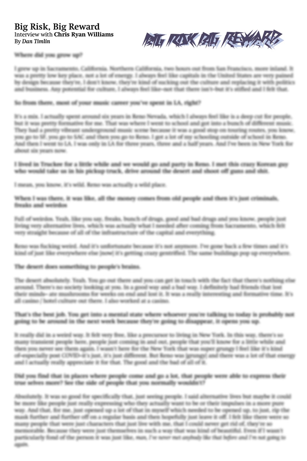 Rocker Issue #12, January 2026