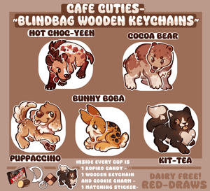 Blindbox Wooden Keychain