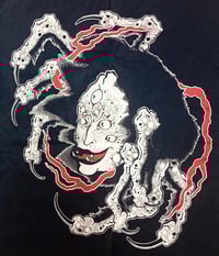 Image 3 of 'Jorogumo spider woman'  Black T-shirt - Bone Trail Apparel 