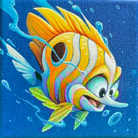 Original Painting "Poisson Papillon #1"