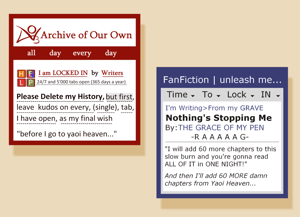 Fine Literature Stickers and Keychains