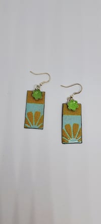 Image 1 of Silver flower earrings 