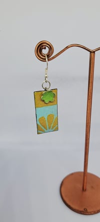 Image 2 of Silver flower earrings 