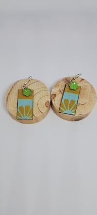 Image 4 of Silver flower earrings 