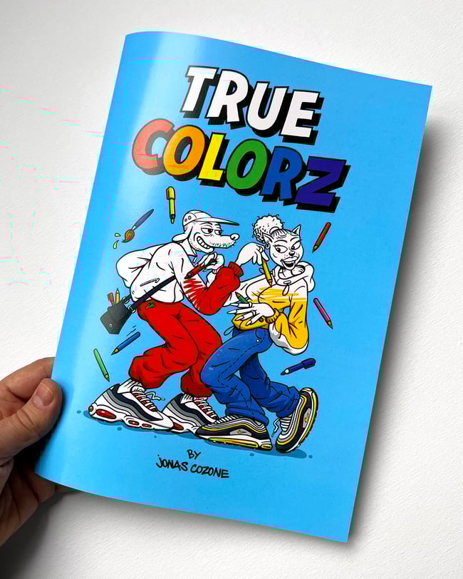 TRUE COLORZ coloring book