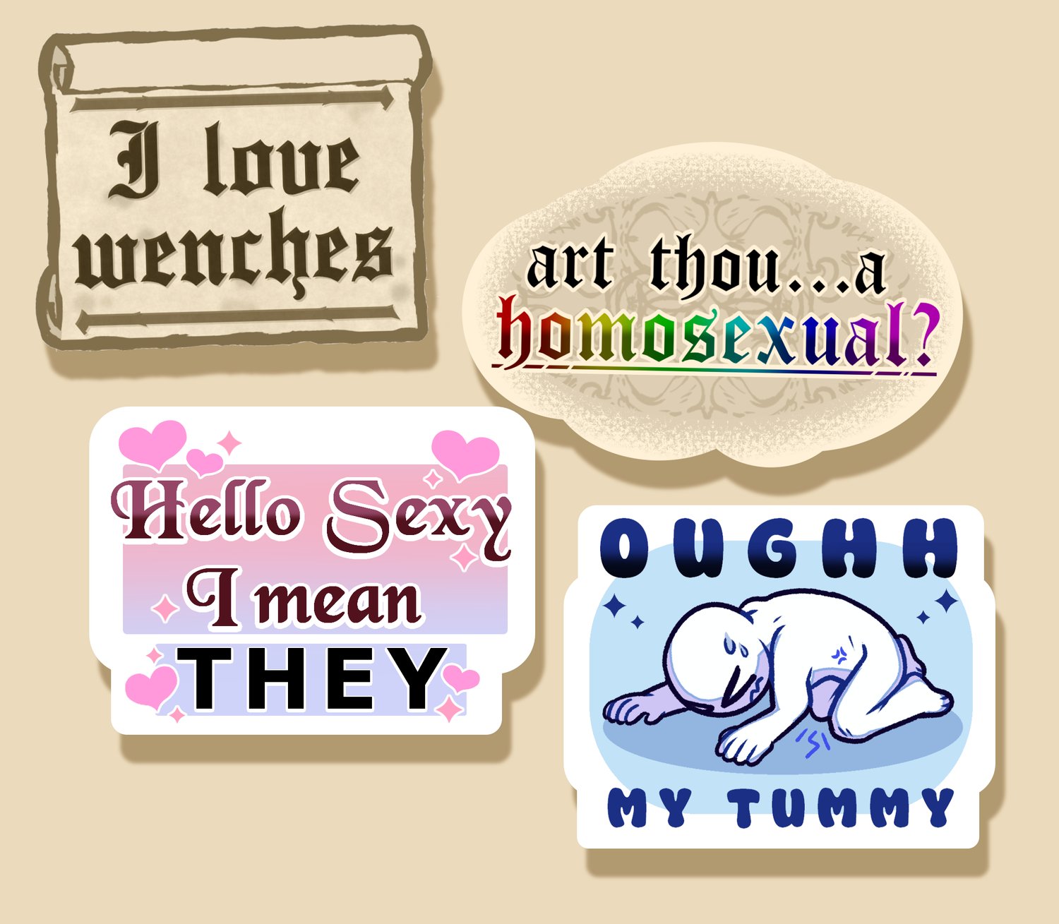 Silly Meme Stickers