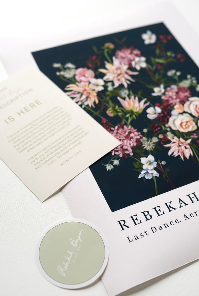 Image of 3 Month Gift Subscription - Original Painting And Two Exclusive Prints 