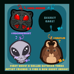 Cryptid Plush Keychain Blindbox