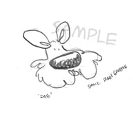 Image 1 of Original Dog Portrait commission!